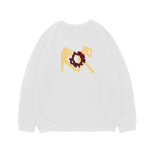 Assembol Crewneck 100% ringspun - WHITE