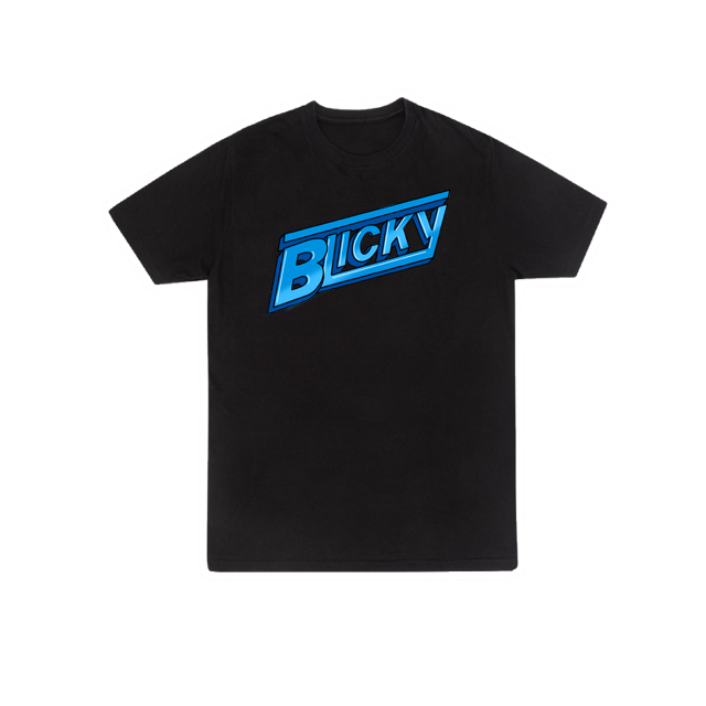 Blicky Tee 100% ringspun - BLACK