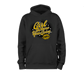 GWYG Black X Gold Hoodie 100% ringspun - BLACK