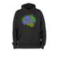 GWYG Mardi Gras Hoodie 100% ringspun - BLACK