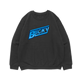 Blicky Crewneck 100% ringspun - BLACK