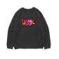 I LUHH UU Crewneck 100% ringspun - BLACK