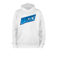 Blicky Hoodie 100% ringspun - WHITE