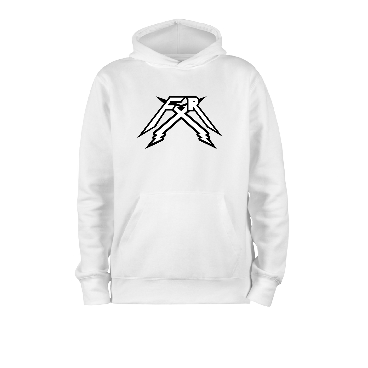 FxR Hoodie 100% ringspun - WHITE