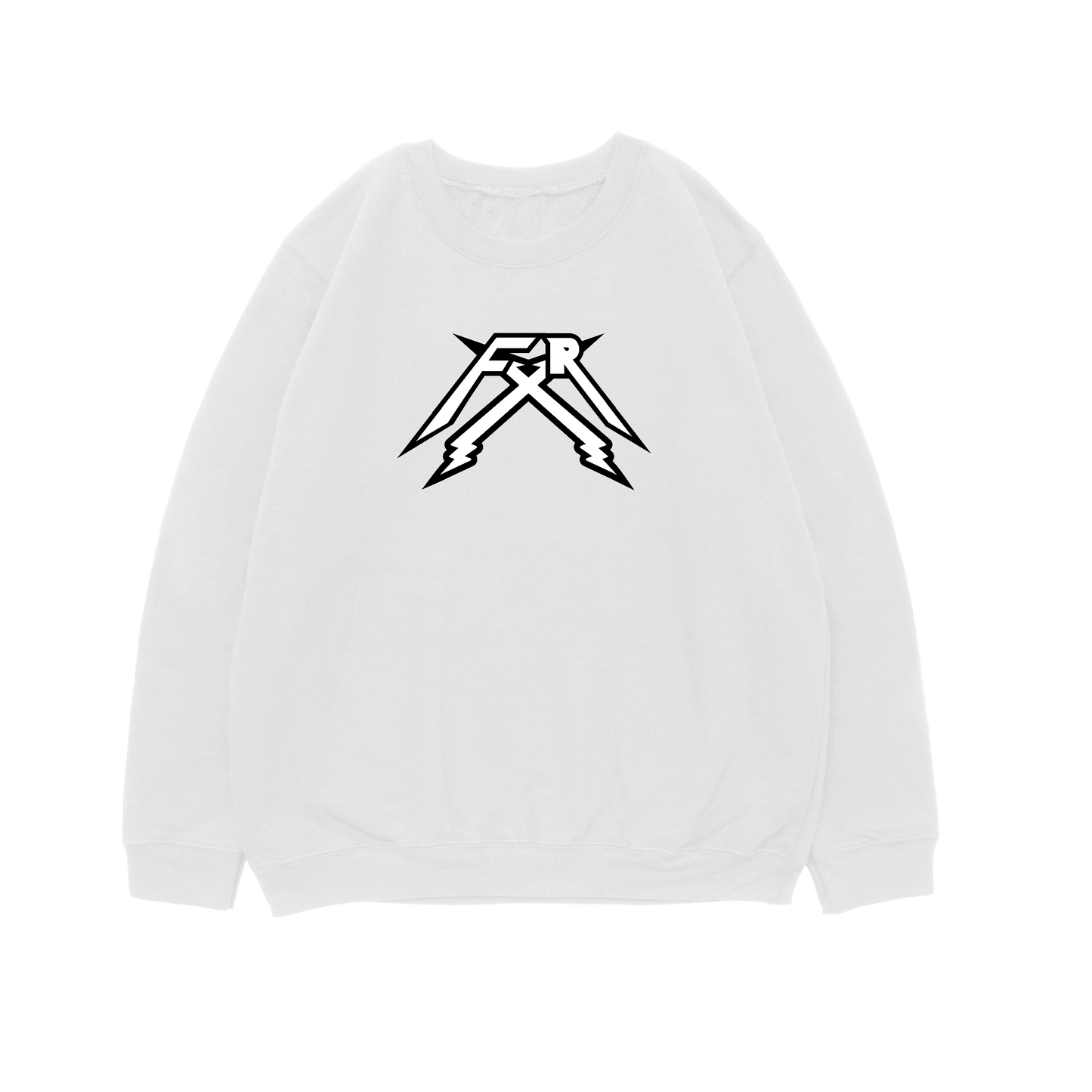 FxR Crewneck 100% ringspun - WHITE