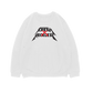 Fresh X Reckless Logo Crewneck 100% ringspun - WHITE